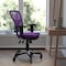 Flash Furniture Purple Mesh Multifunction Chair - Roller Wheels HL-0001-PUR-RLB-GG - alternate 1